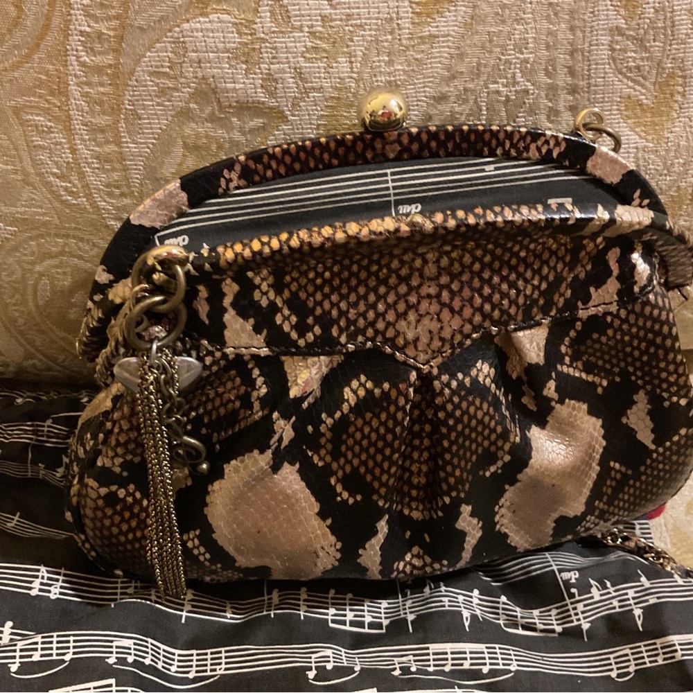 Rhythm & Rhyme Python Print Purse - image 3